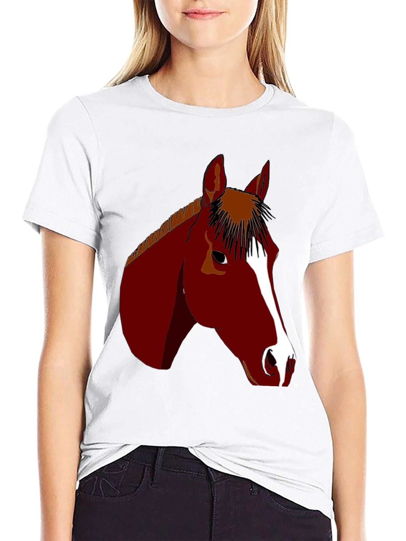 Horse Graphic Tee - Equestrian Style