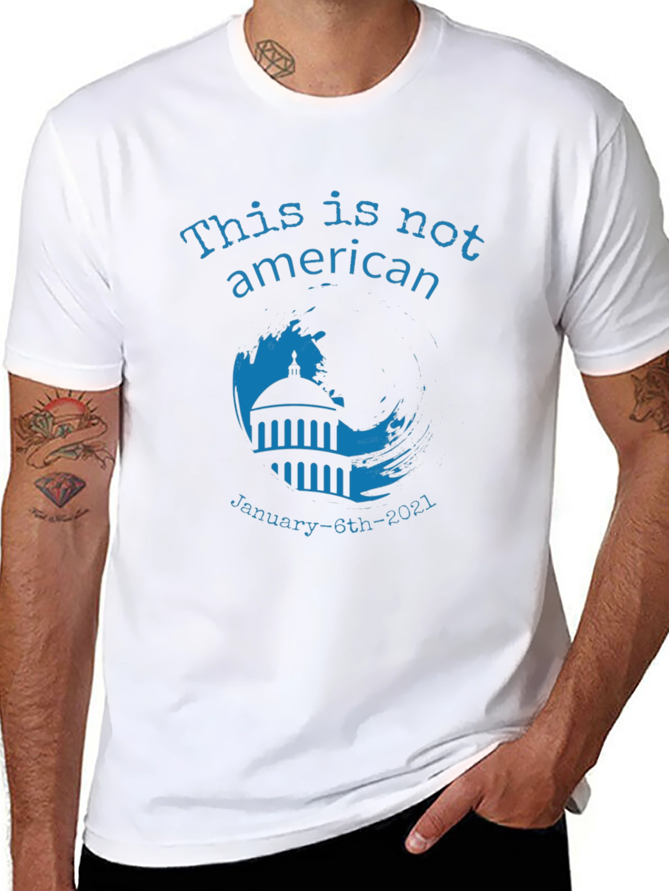 This is Not American January 6th Graphic T-Shirt
