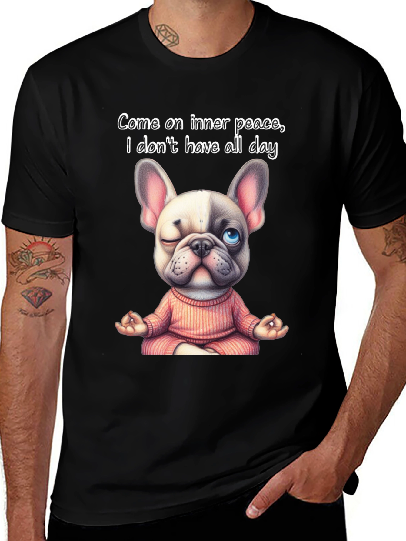 Inner Peace Frenchie T-Shirt