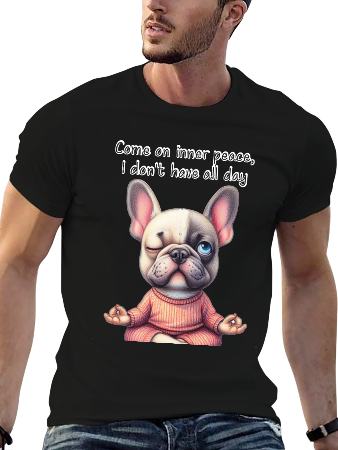 Inner Peace Frenchie T-Shirt