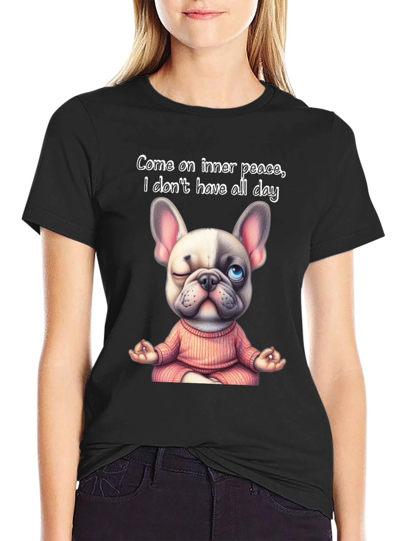 Inner Peace Frenchie T-Shirt