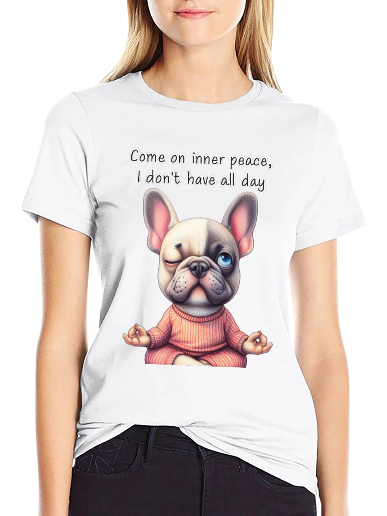 Inner Peace Frenchie T-Shirt