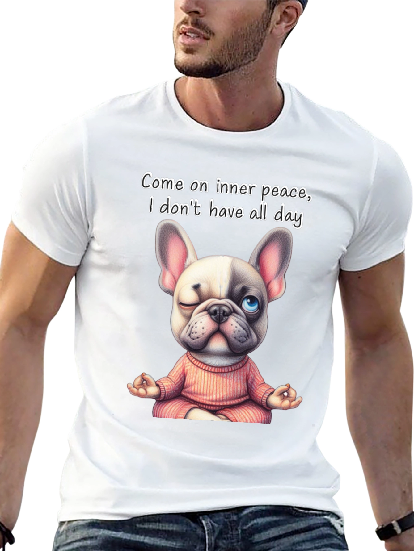 Inner Peace Frenchie T-Shirt