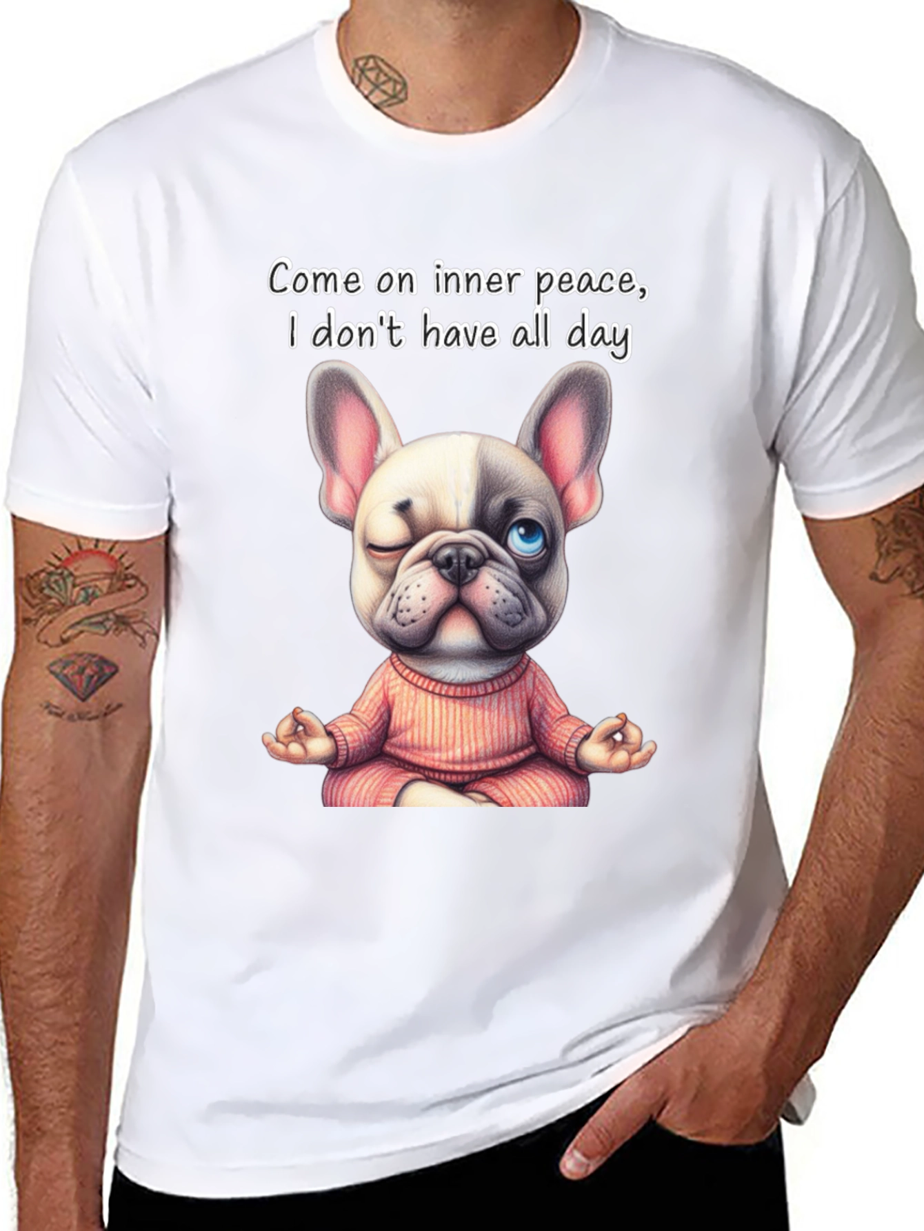 Inner Peace Frenchie T-Shirt