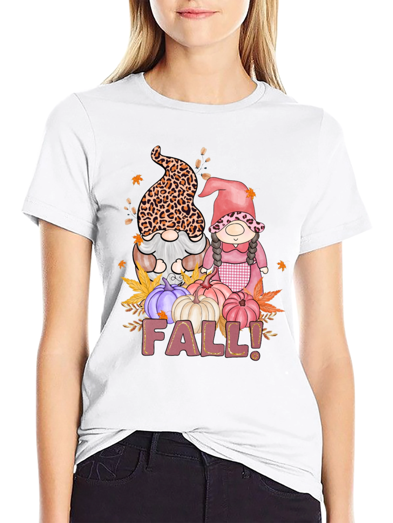 Fall Gnomes T-Shirt Autumn Harvest Tee