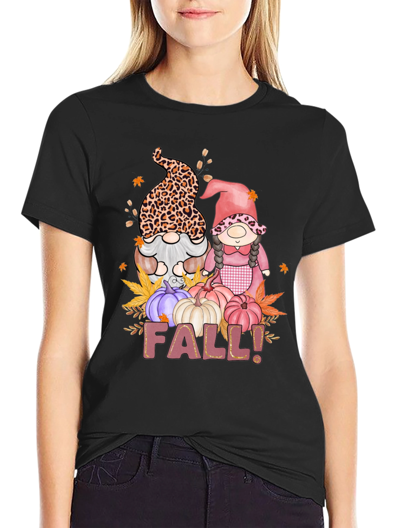 Fall Gnomes T-Shirt Autumn Harvest Tee