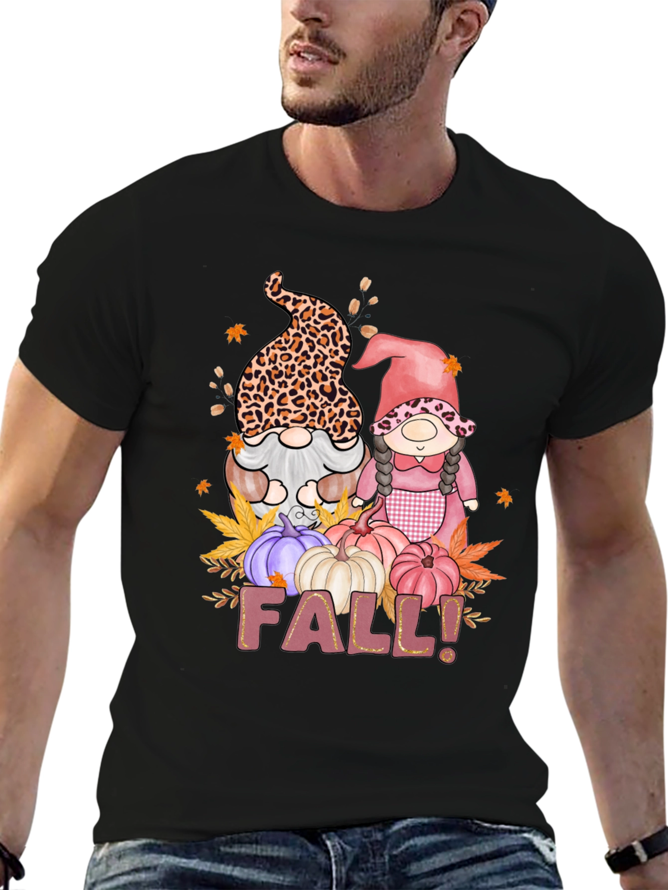 Fall Gnomes T-Shirt Autumn Harvest Tee