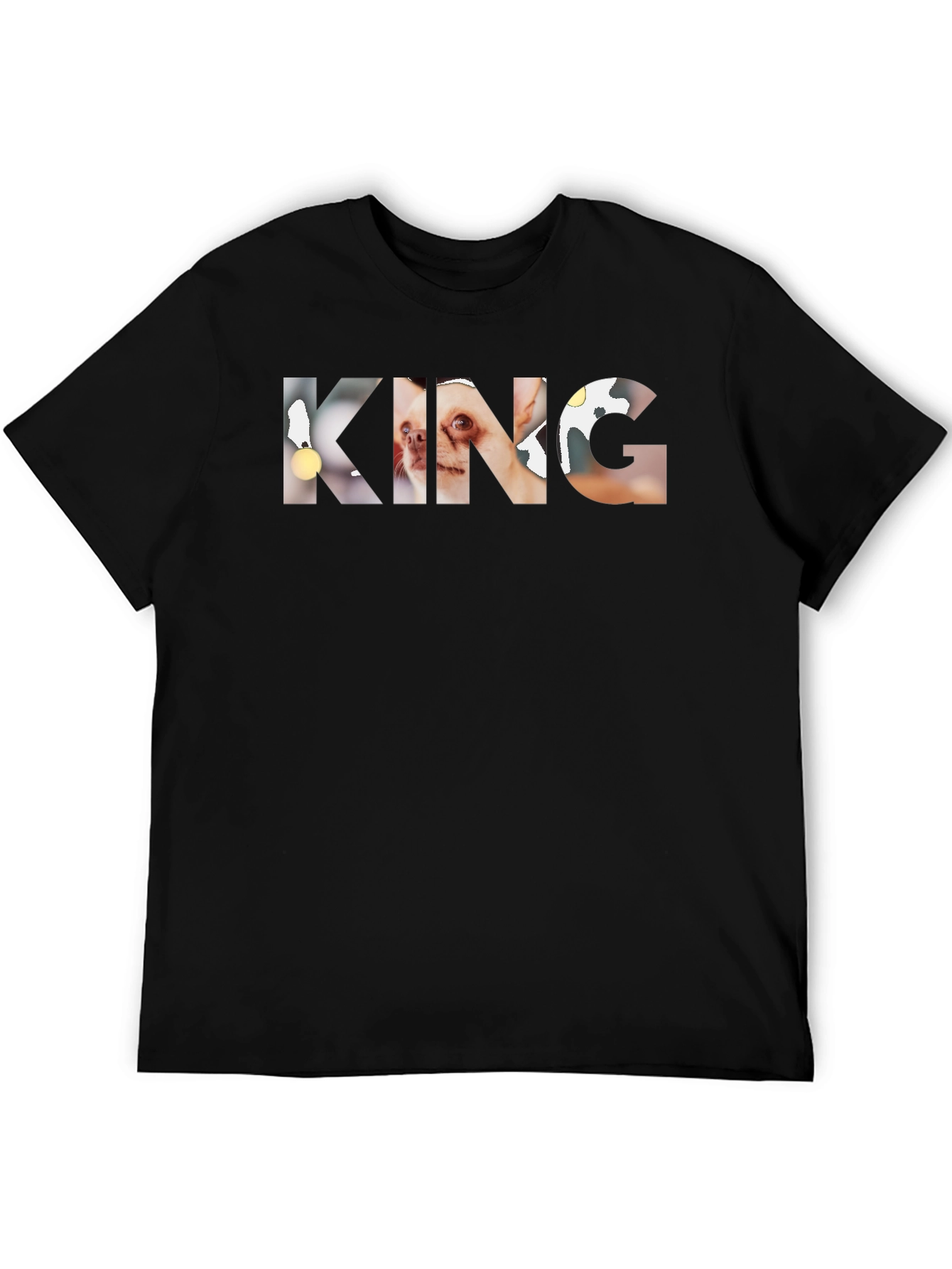 KING Dog Breed Print T-Shirt - Unique Graphic Tee