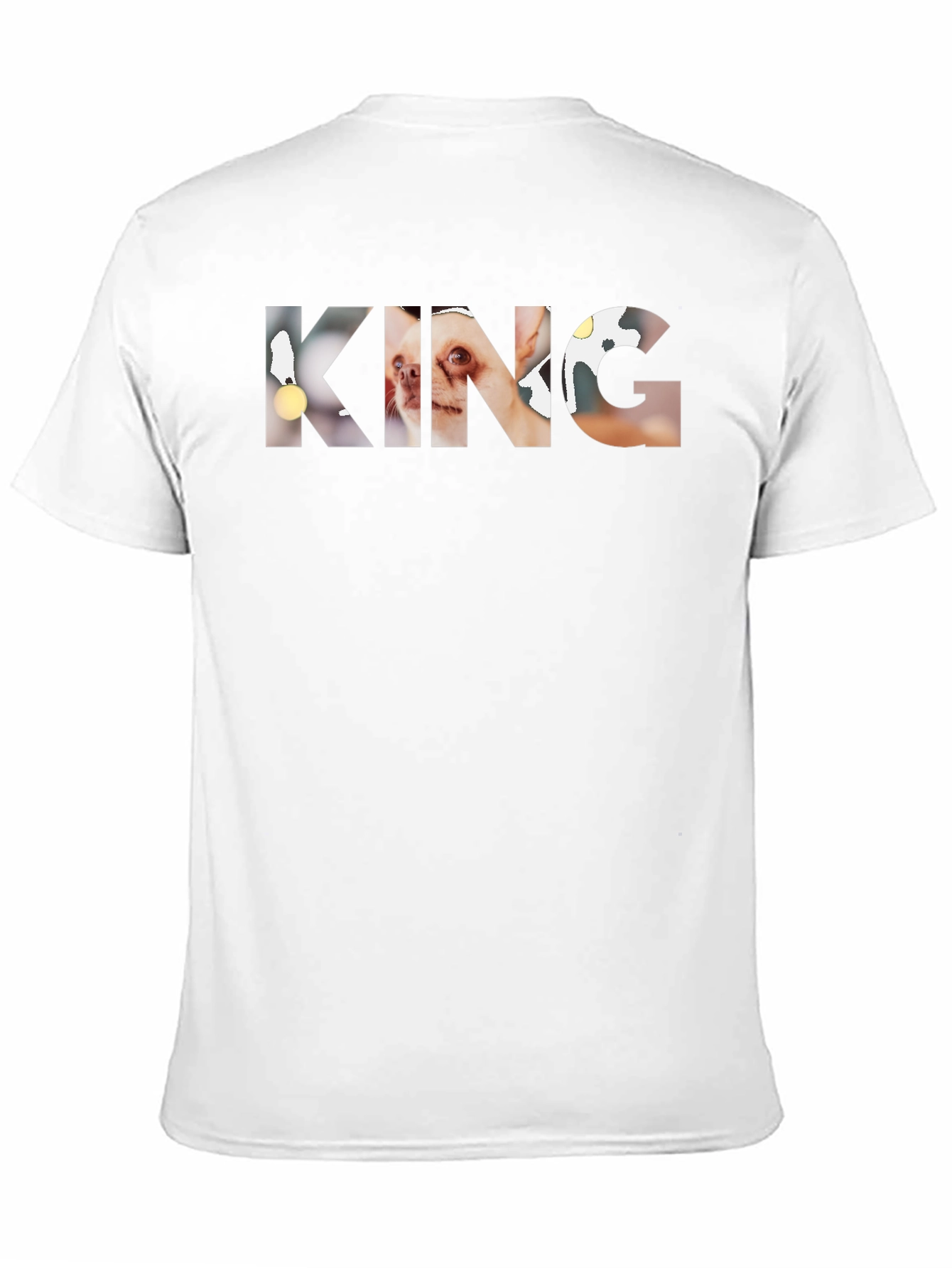KING Dog Breed Print T-Shirt - Unique Graphic Tee