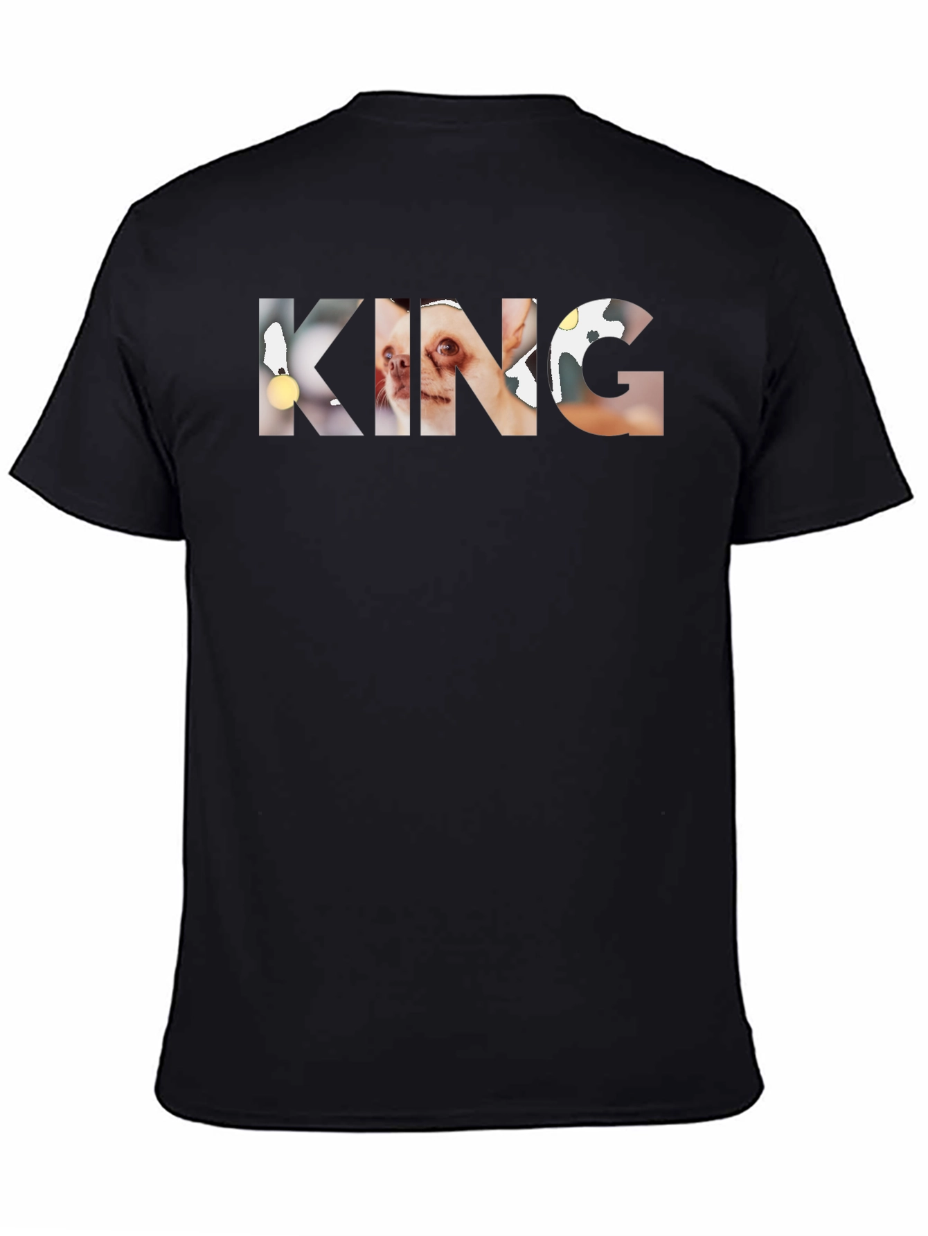 KING Dog Breed Print T-Shirt - Unique Graphic Tee