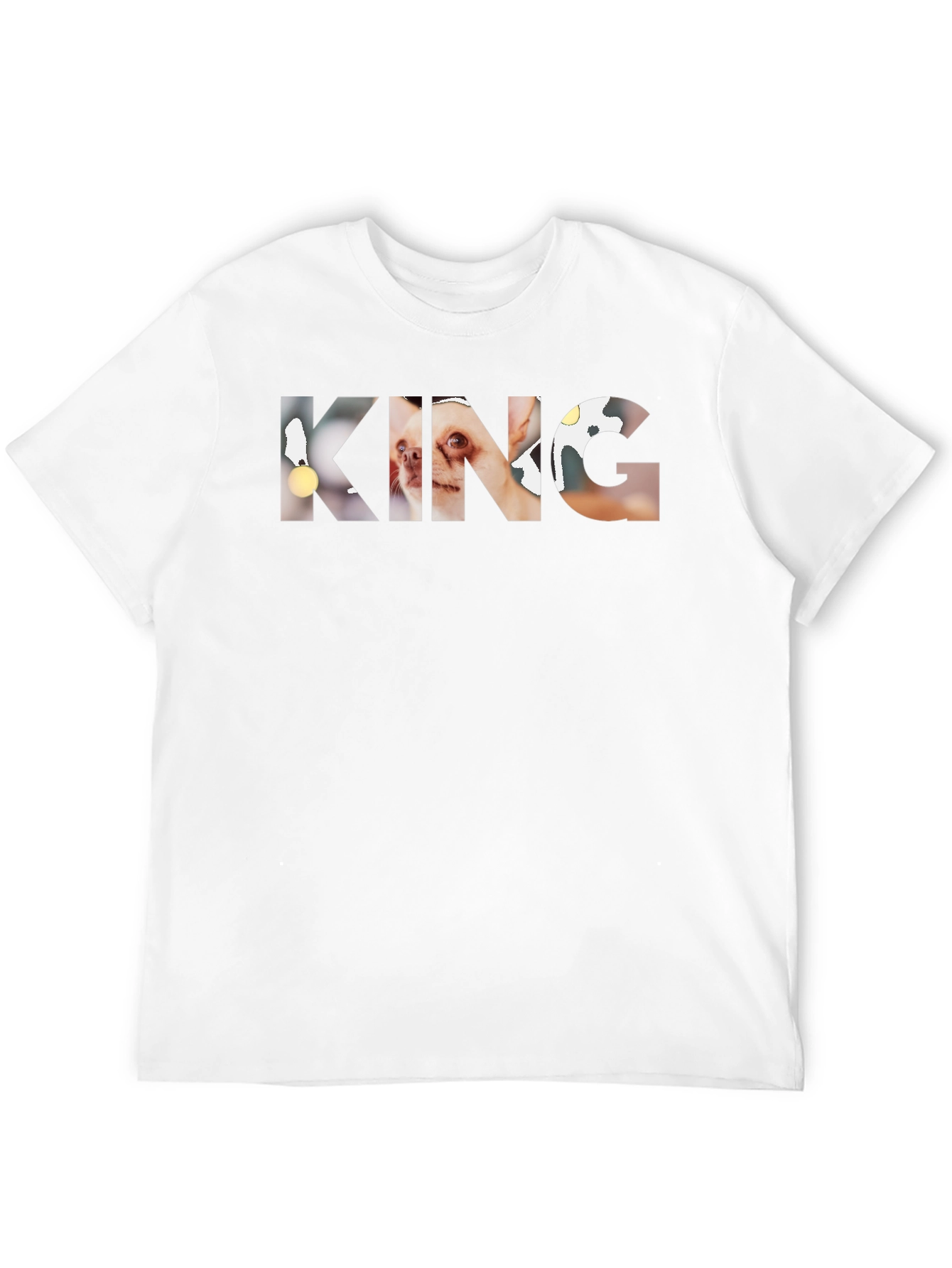 KING Dog Breed Print T-Shirt - Unique Graphic Tee