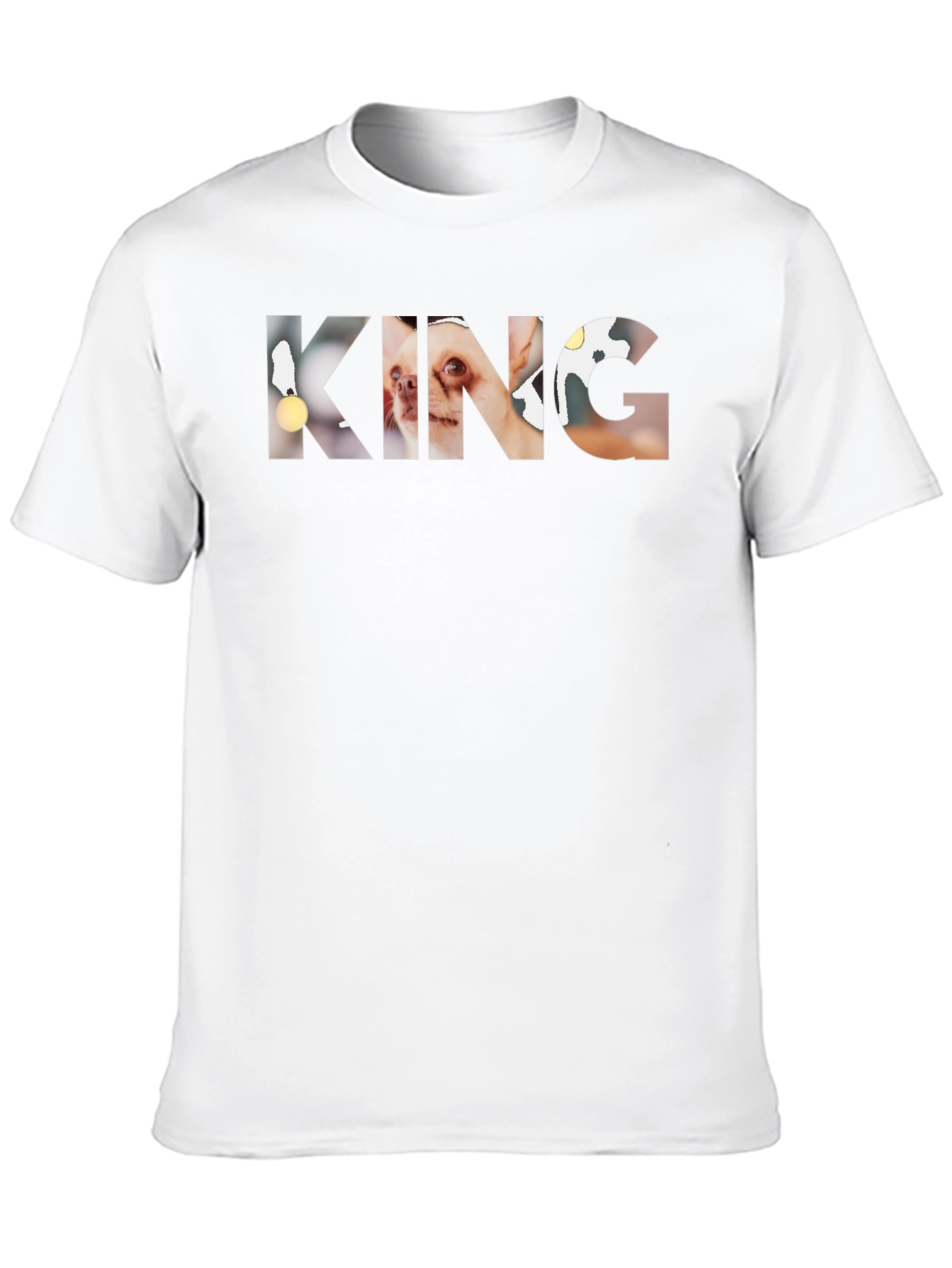 KING Dog Breed Print T-Shirt - Unique Graphic Tee