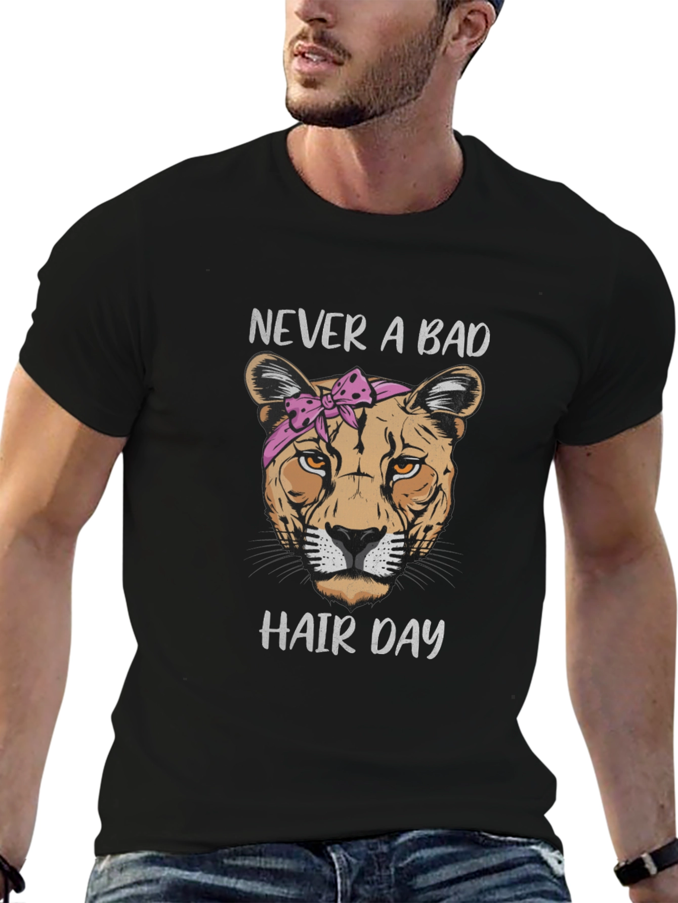 Never A Bad Hair Day Graphic Tee