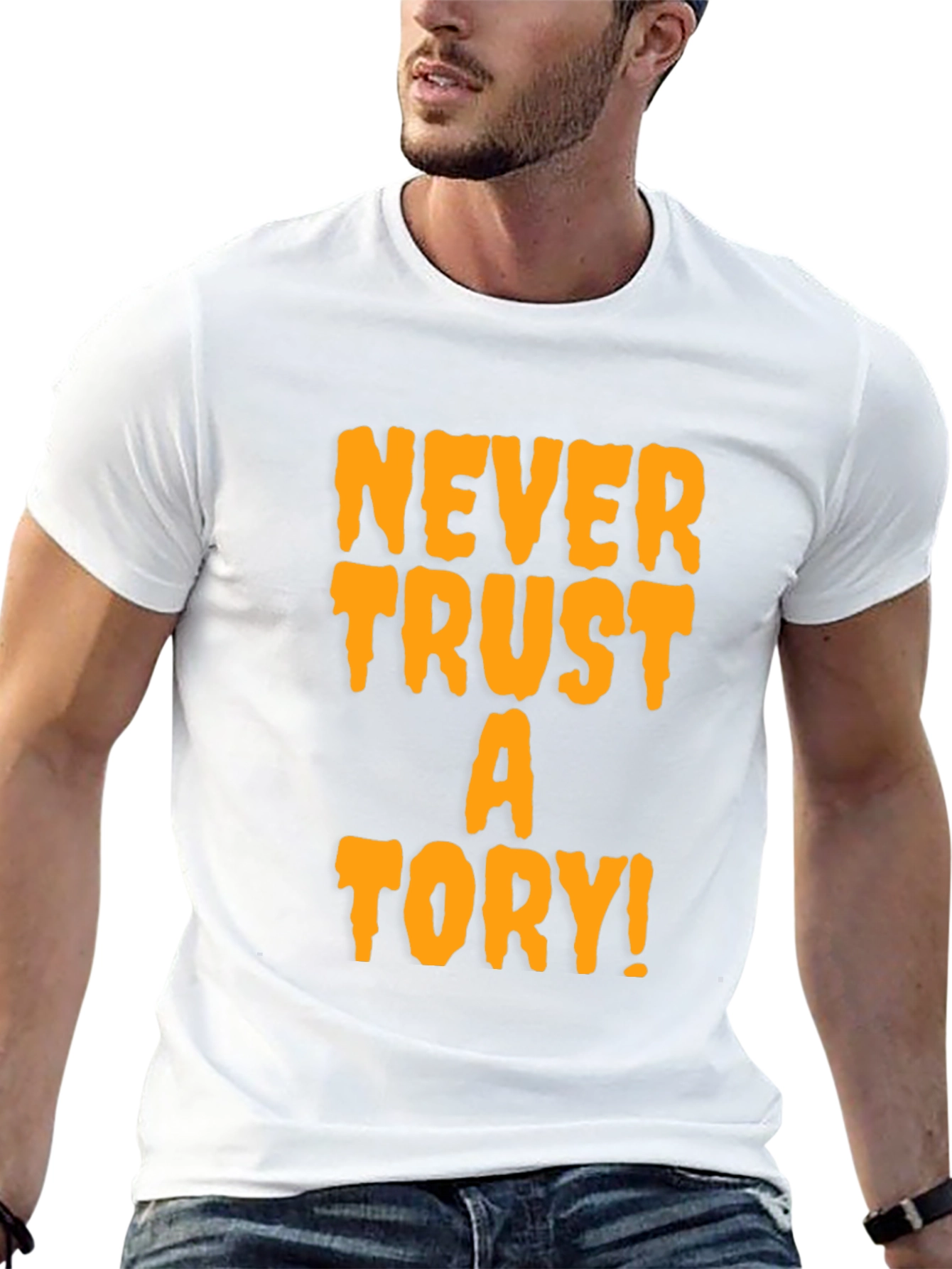 Never Trust a Tory Black T-Shirt