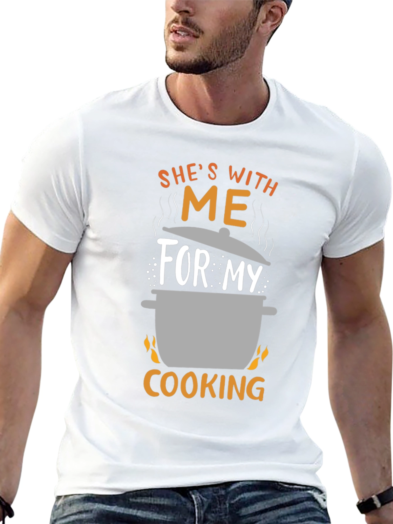 Shes With Me For My Cooking T-Shirt