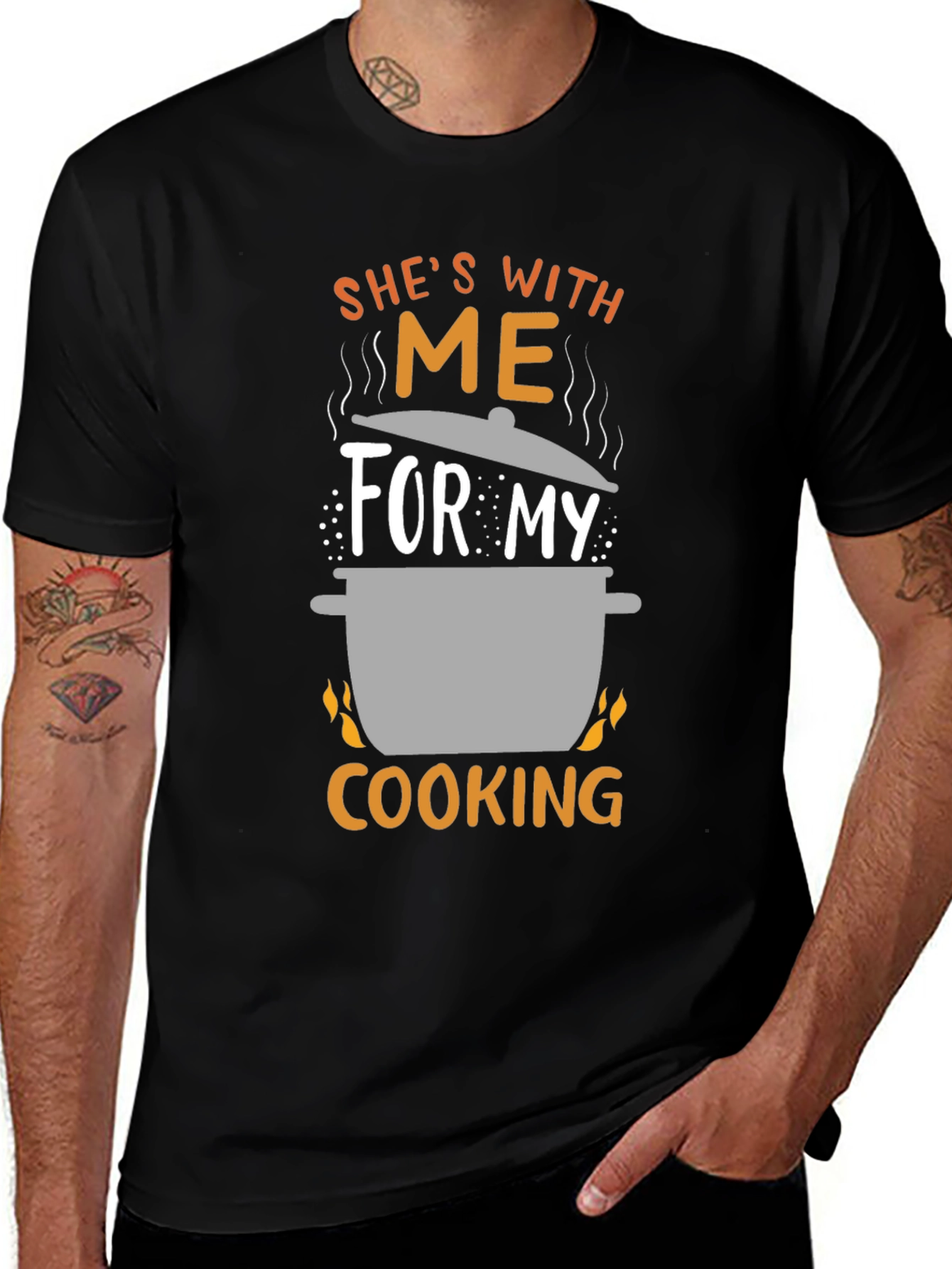 Shes With Me For My Cooking T-Shirt