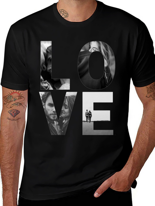Love Graphic Black Tee Shirt