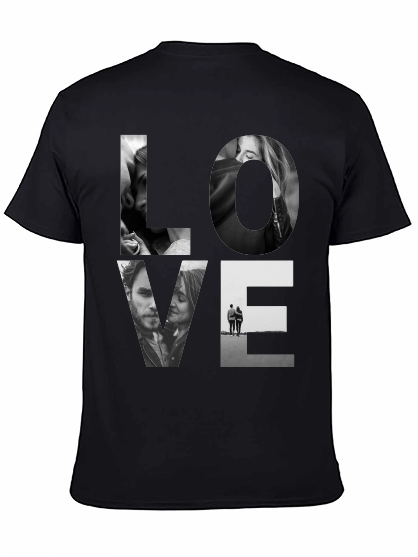 Love Graphic Black Tee Shirt