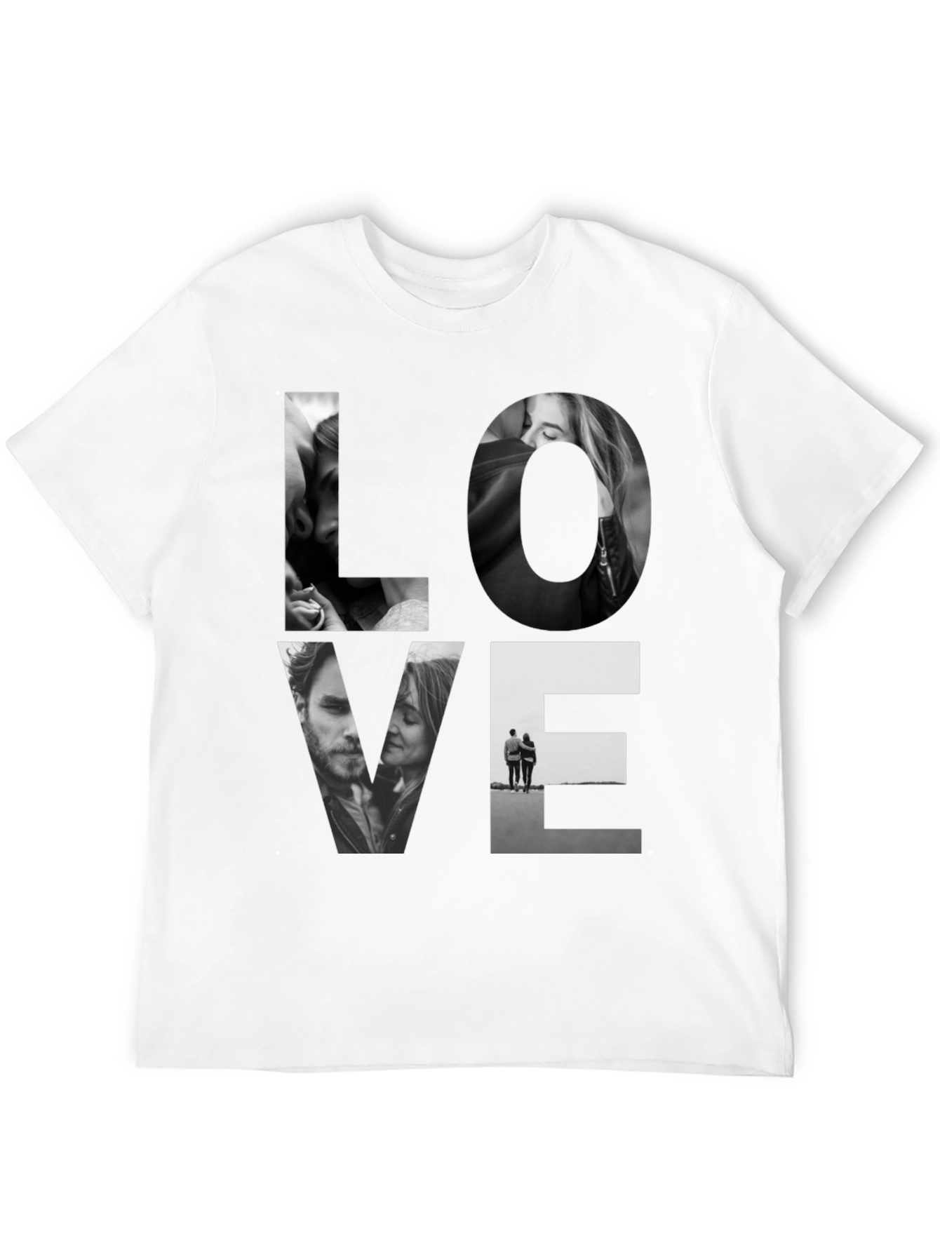 Love Graphic Black Tee Shirt