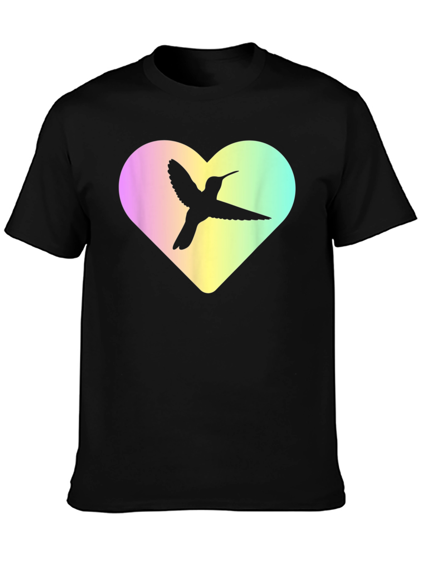 Hummingbird Heart Graphic Tee - Unisex