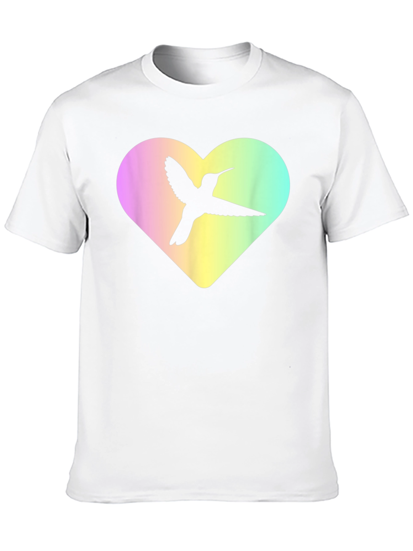 Hummingbird Heart Graphic Tee - Unisex