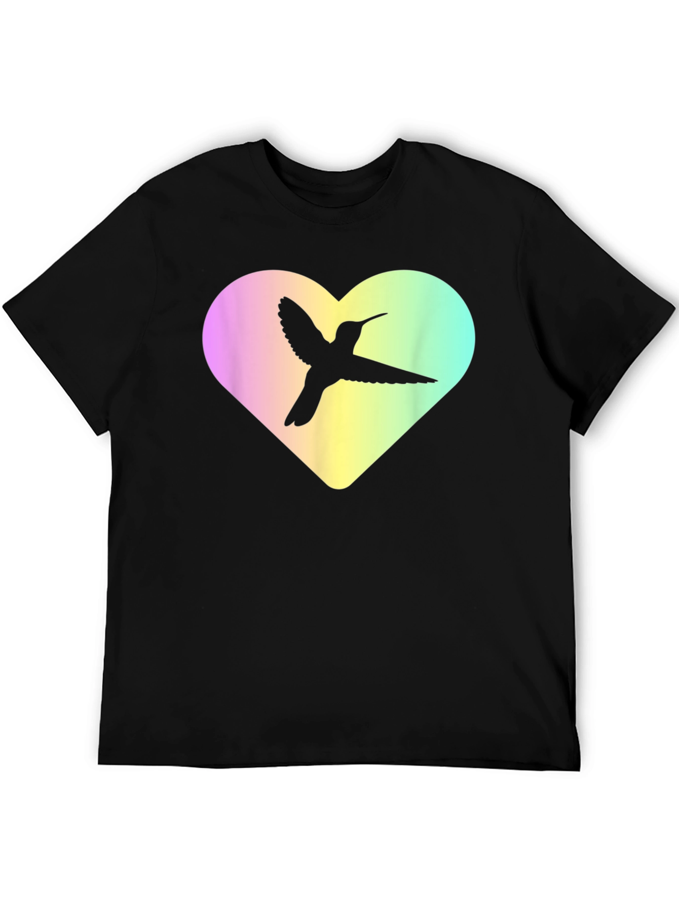 Hummingbird Heart Graphic Tee - Unisex