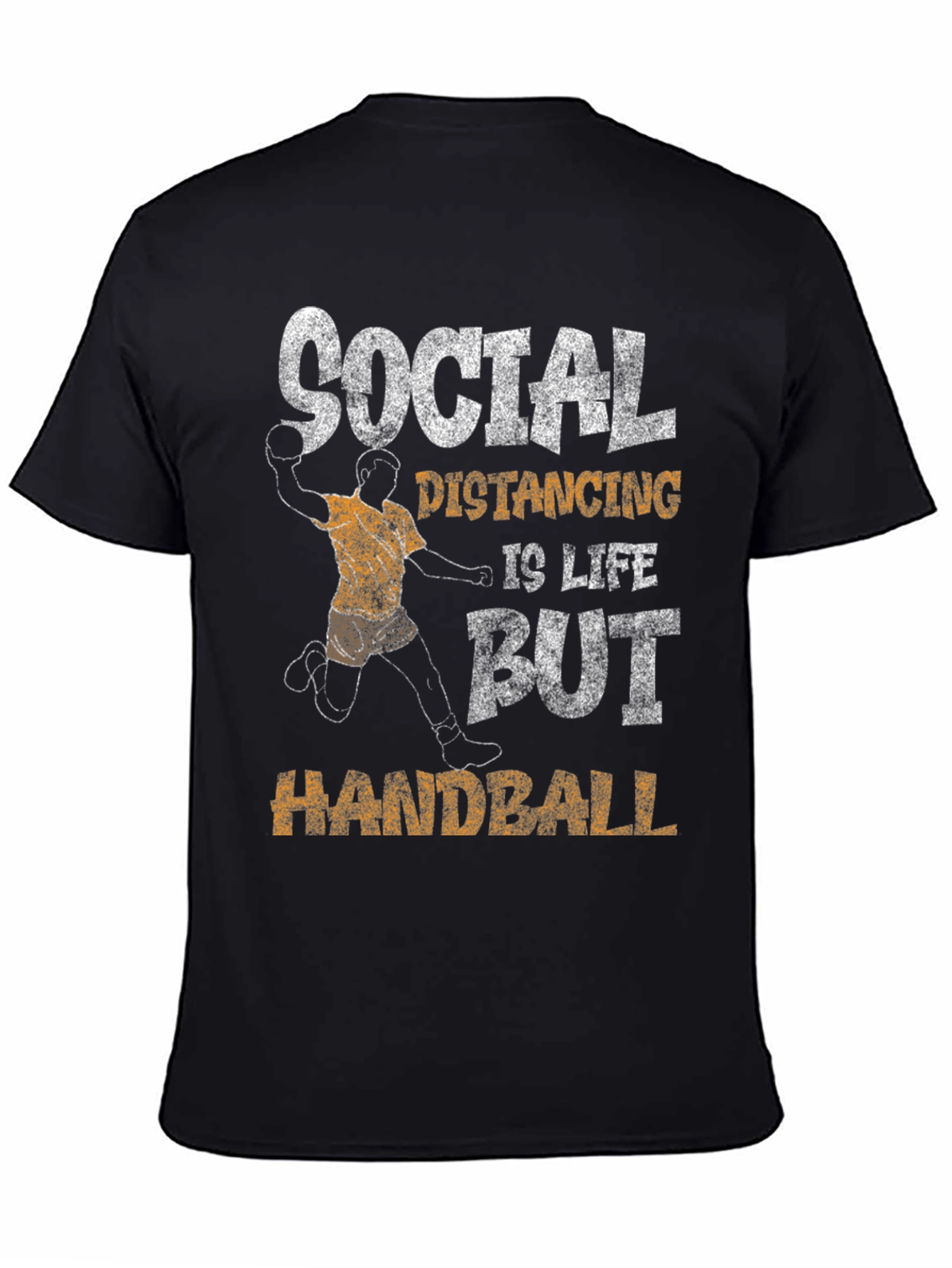 Social Distancing But Handball Graphic Tee
