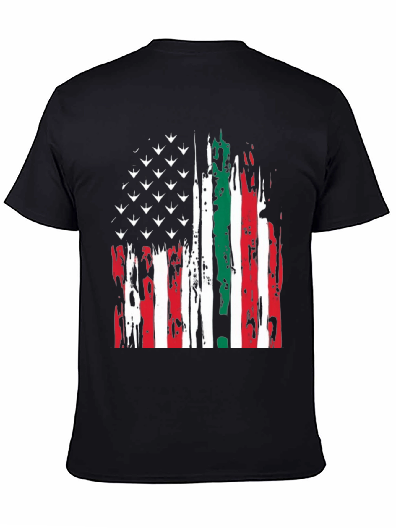 USA Mexico Flag Graphic Tee