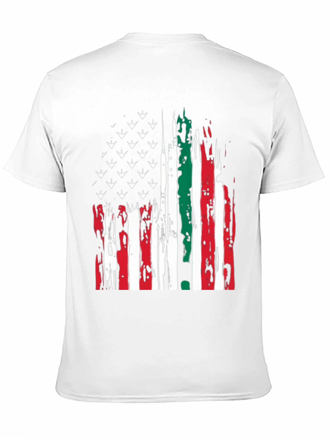 USA Mexico Flag Graphic Tee