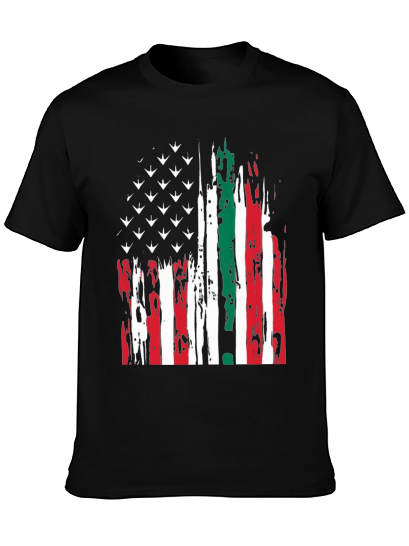 USA Mexico Flag Graphic Tee