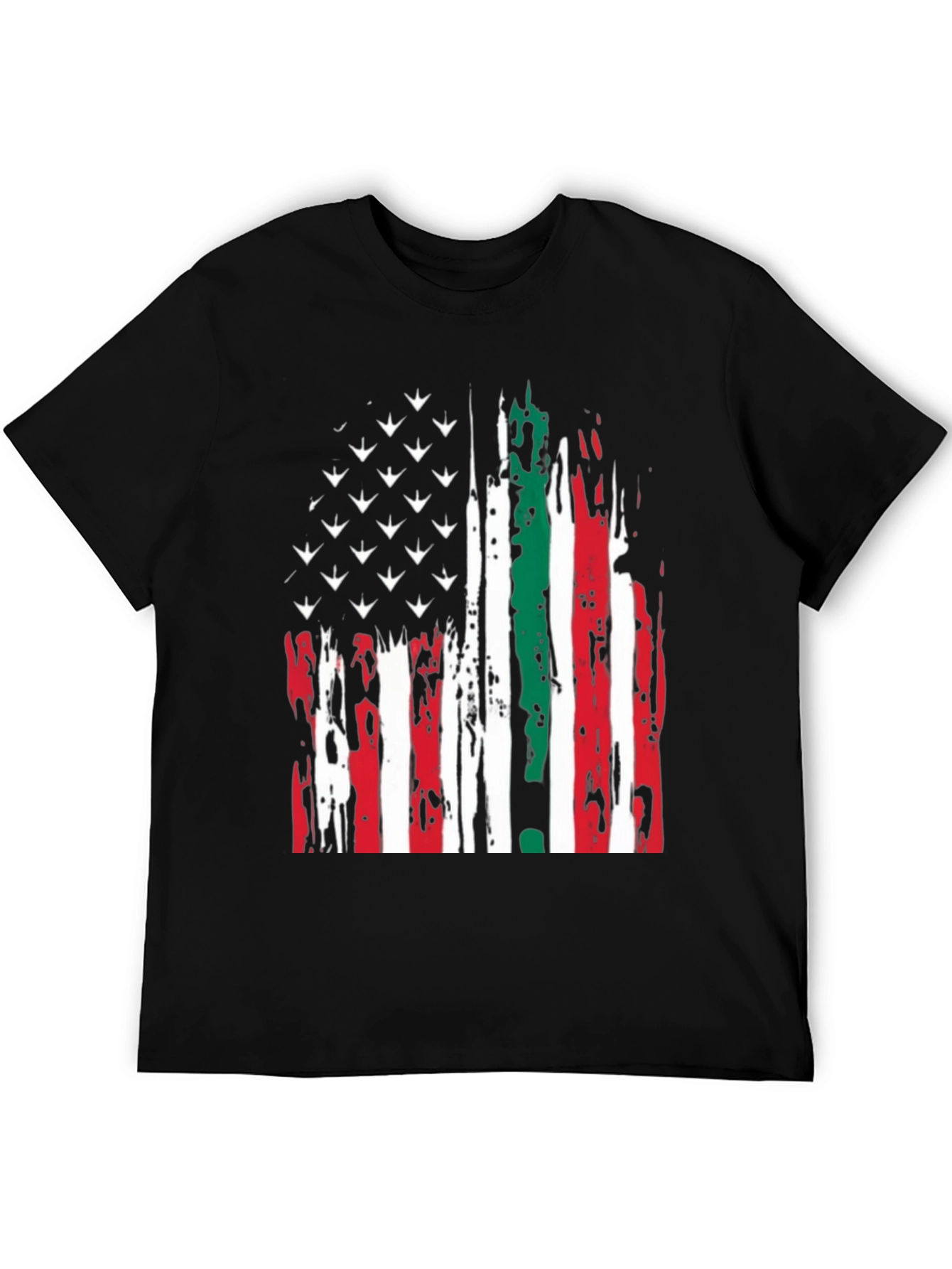 USA Mexico Flag Graphic Tee