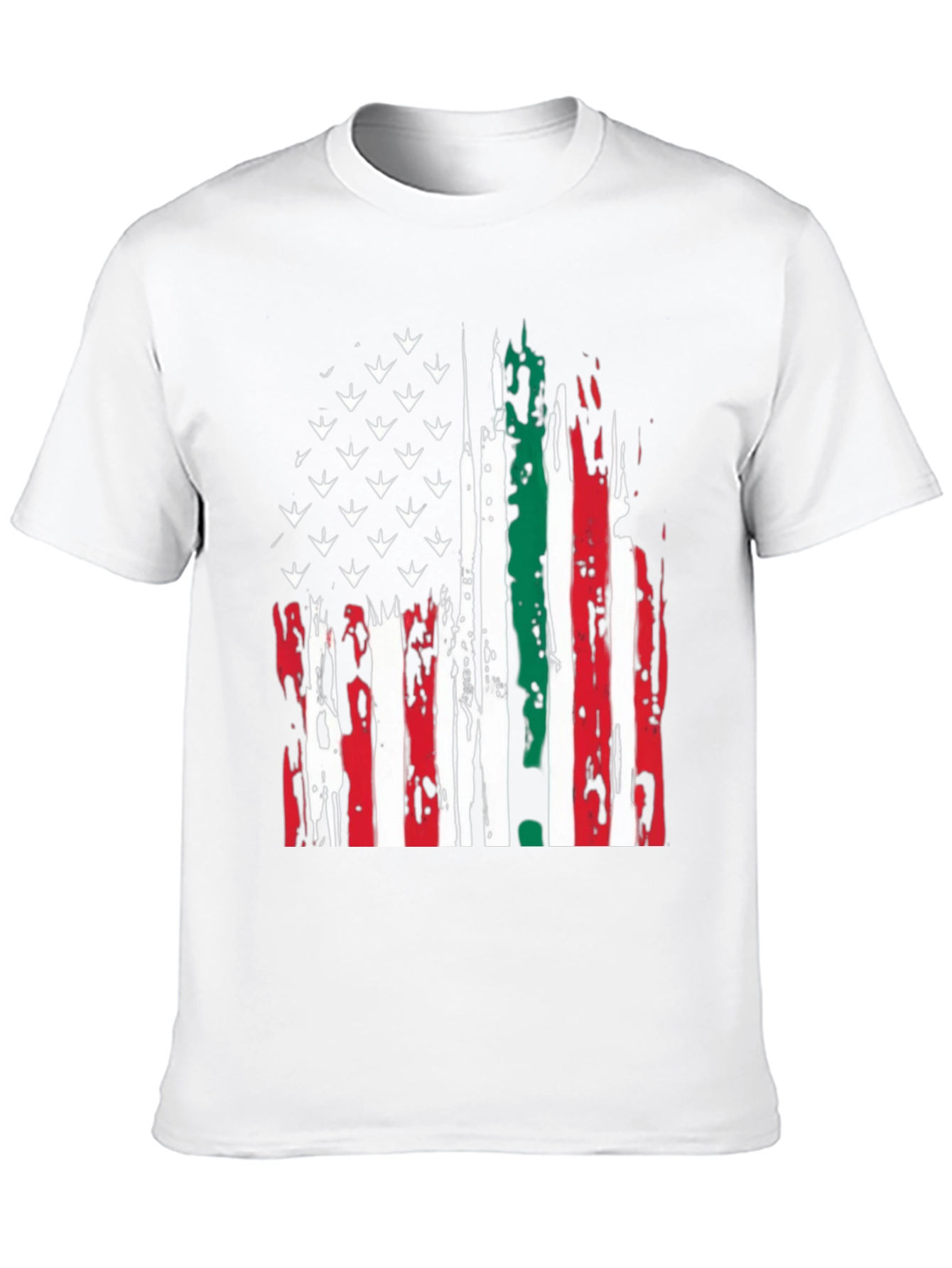 USA Mexico Flag Graphic Tee