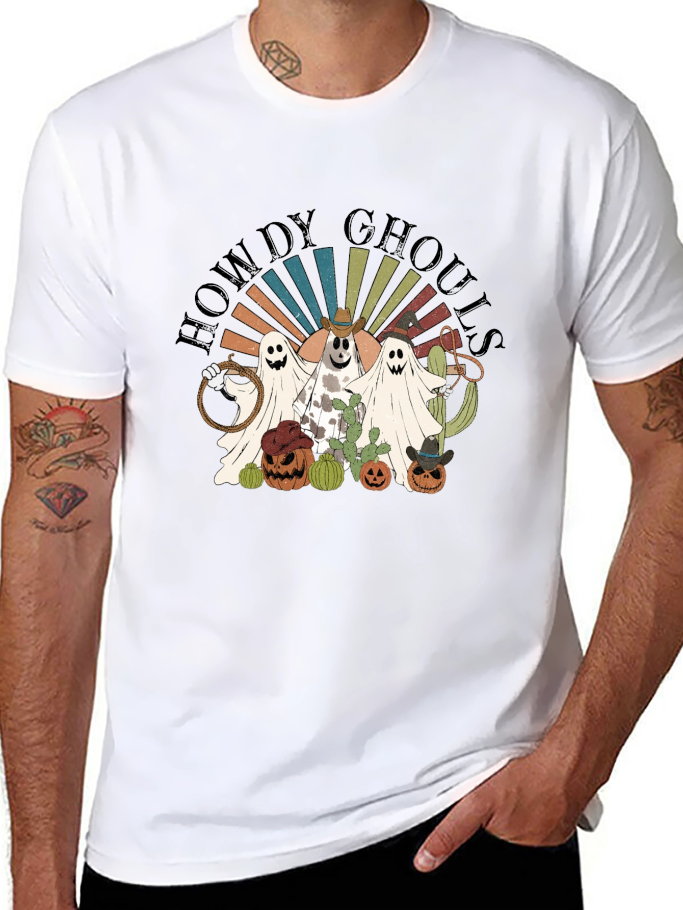 Howdy Ghouls Halloween Tee