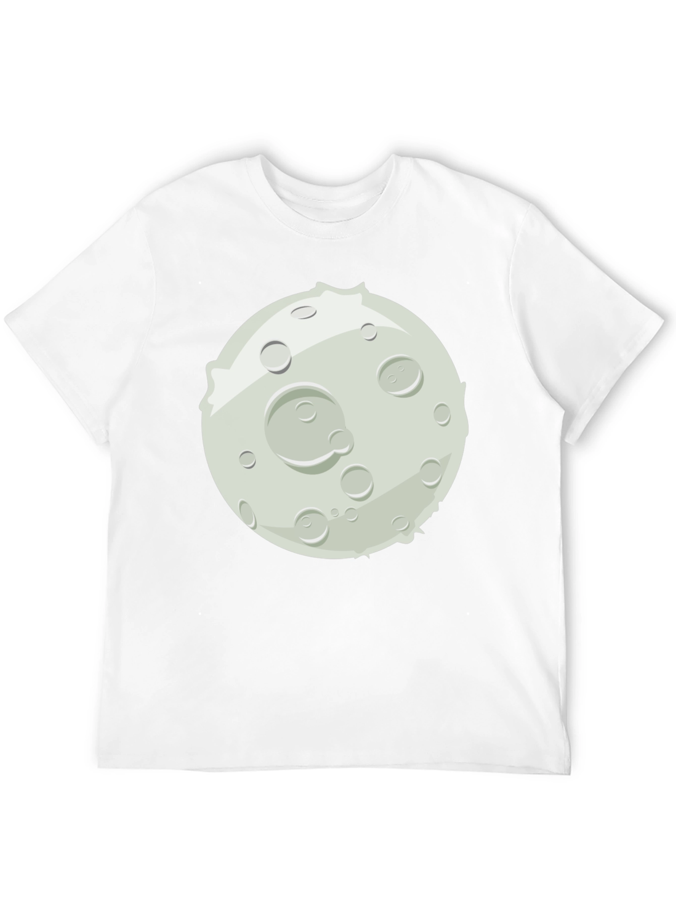 Moon Graphic Black T-Shirt