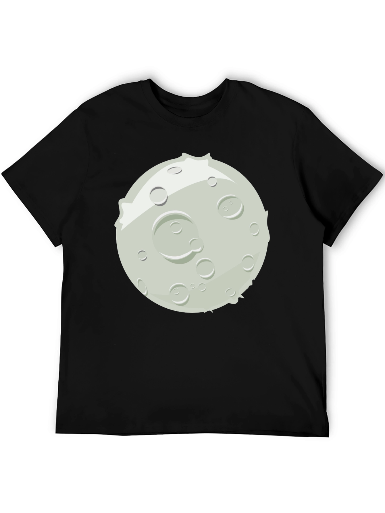 Moon Graphic Black T-Shirt