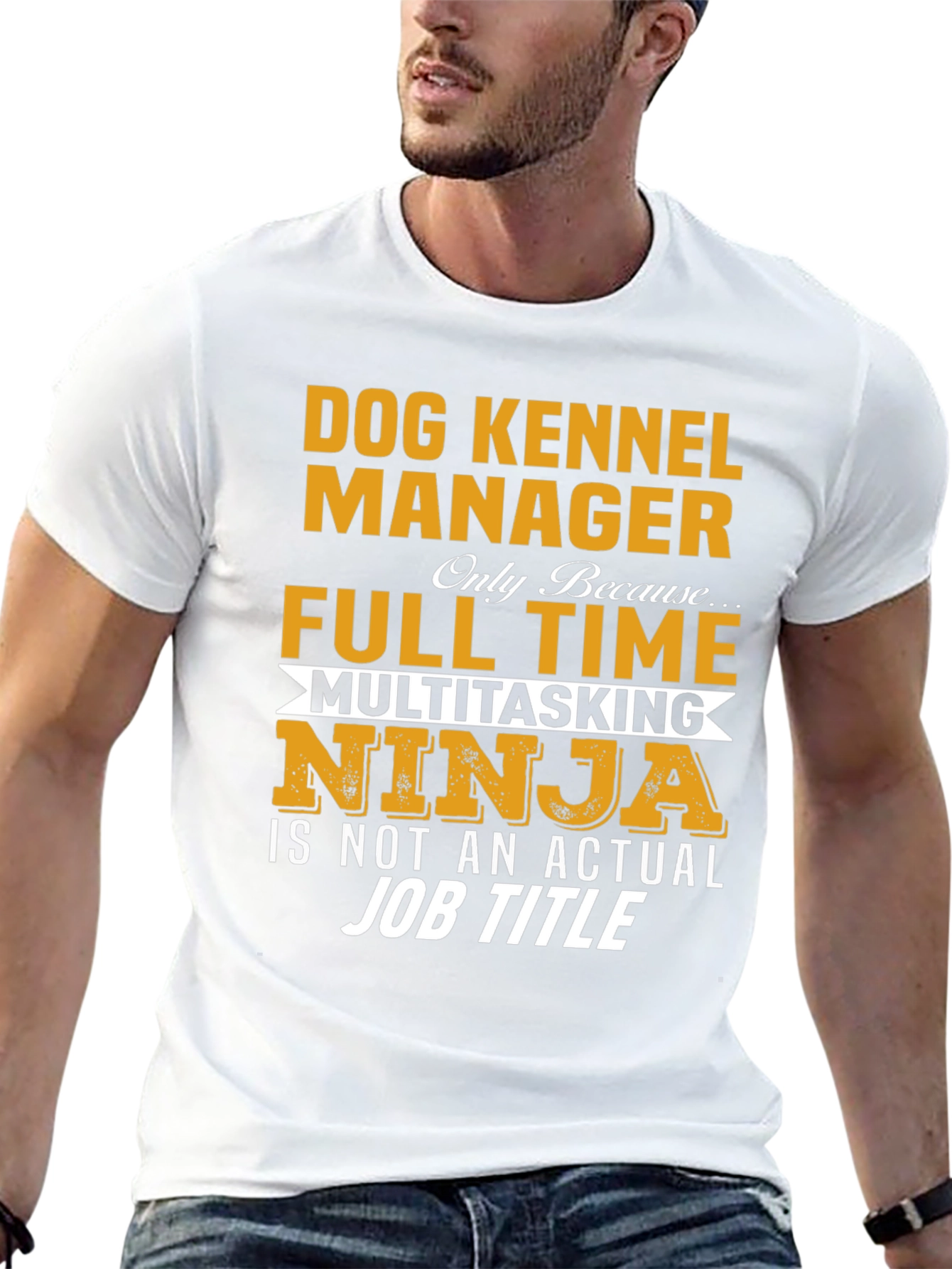 Dog Kennel Manager T-Shirt - Funny Job Title Tee