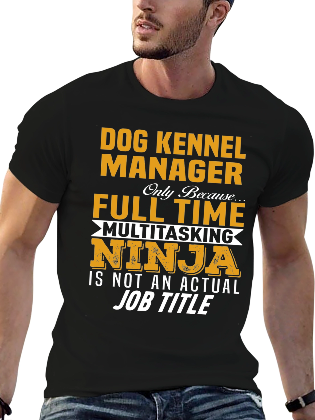 Dog Kennel Manager T-Shirt - Funny Job Title Tee