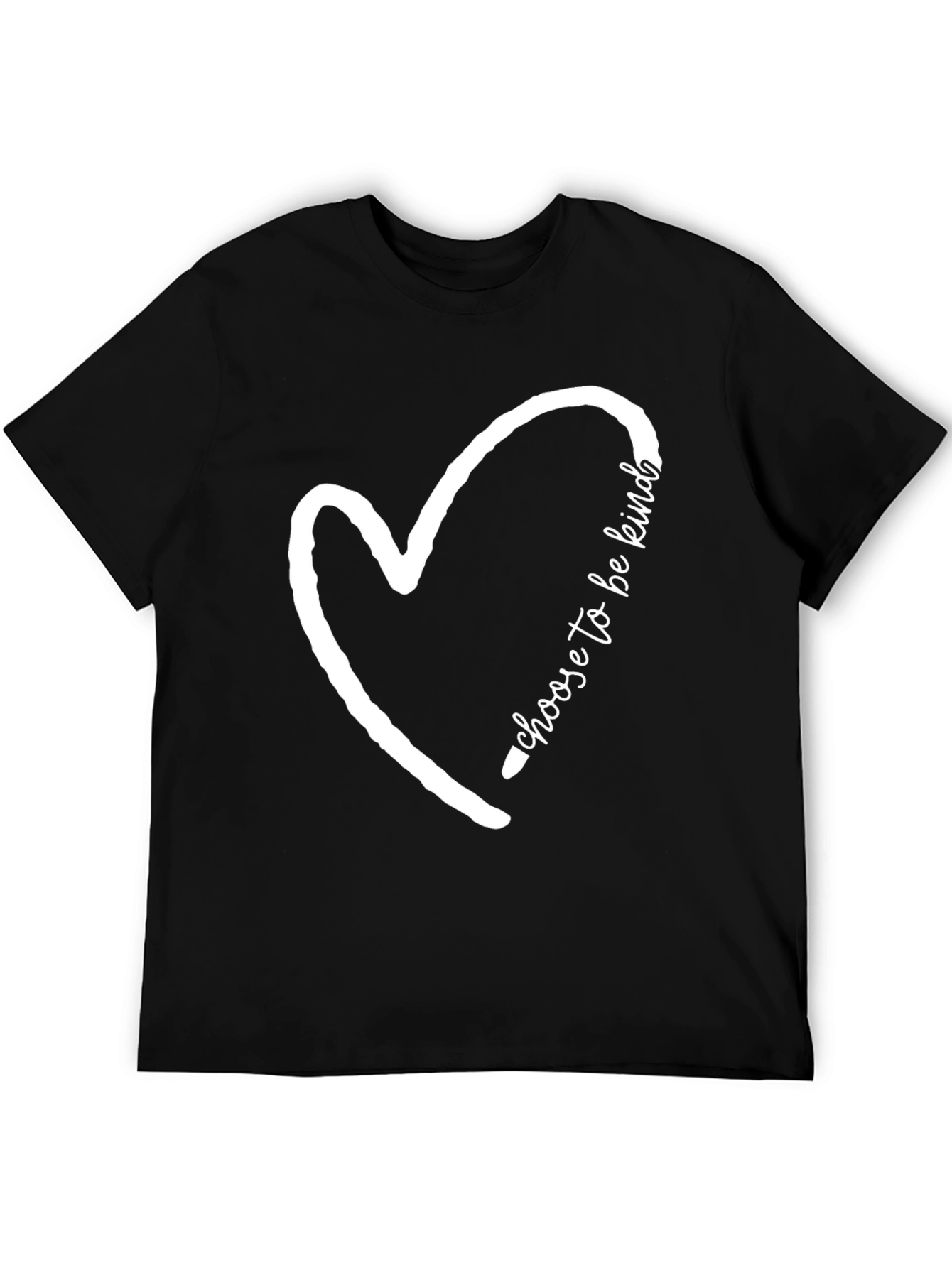 Choose to be Kind Heart T-Shirt - Black