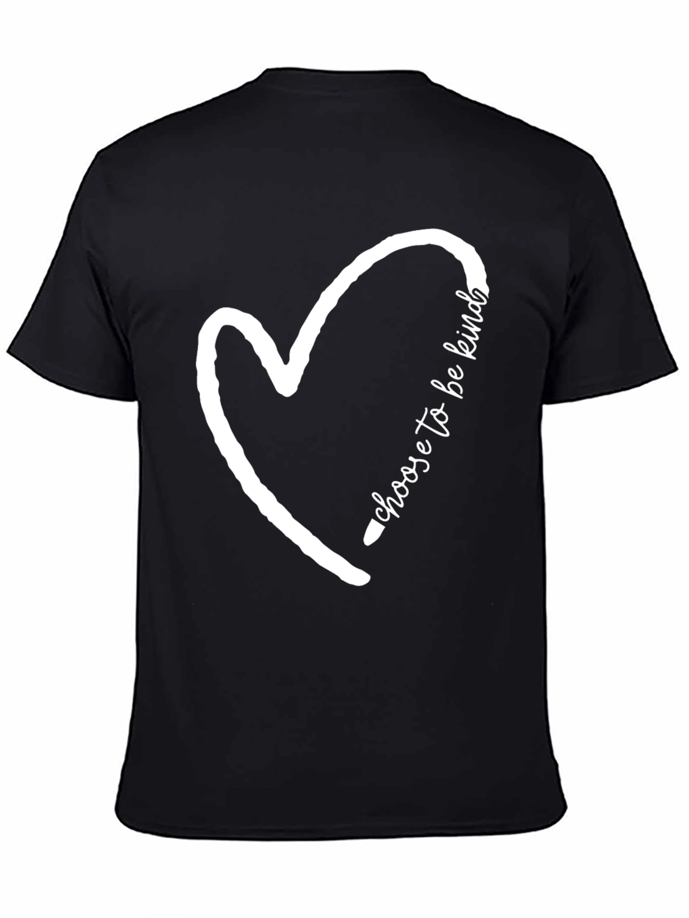 Choose to be Kind Heart T-Shirt - Black