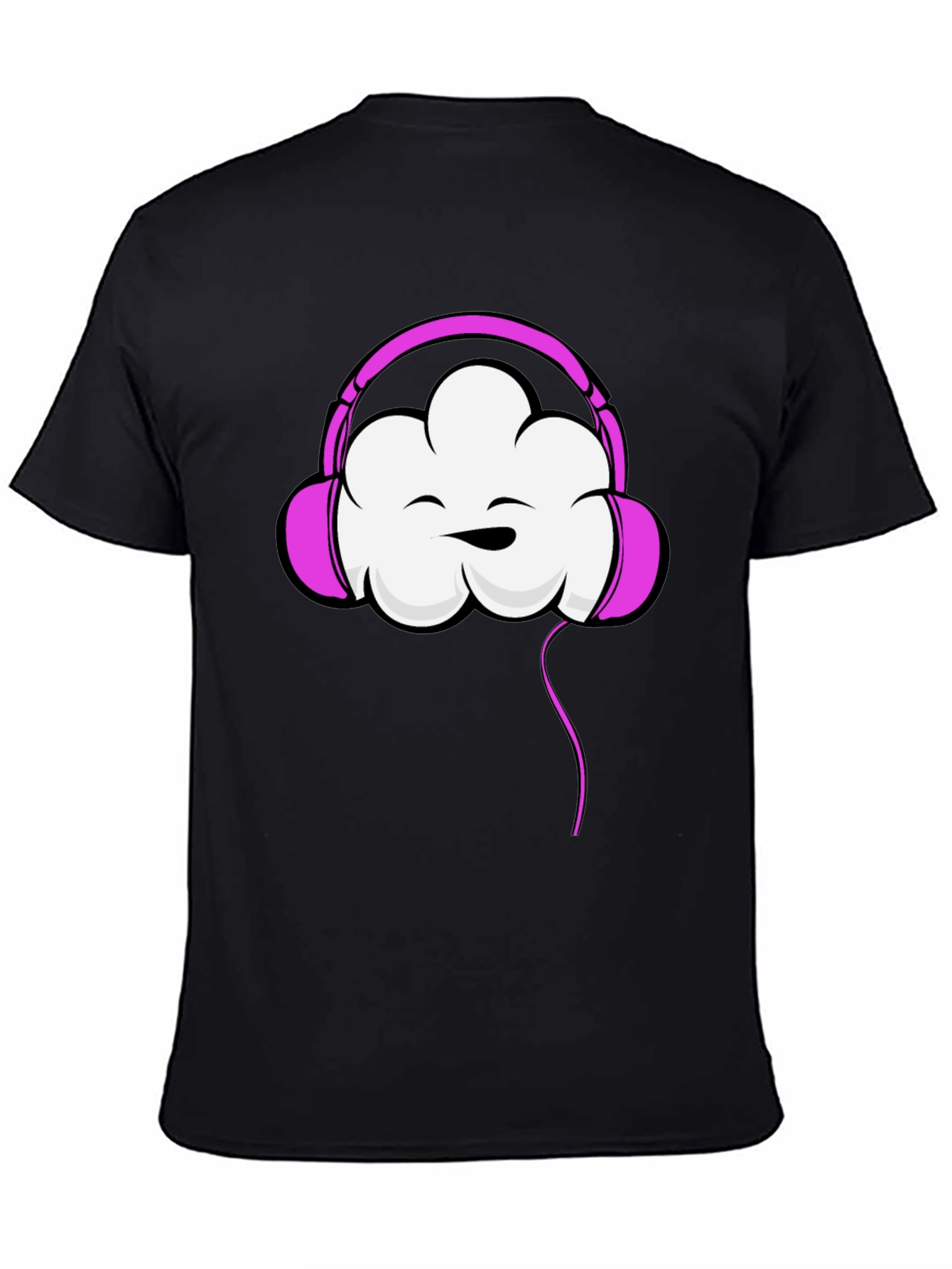 Cloud Headphones Graphic Tee - Trendy Comfort