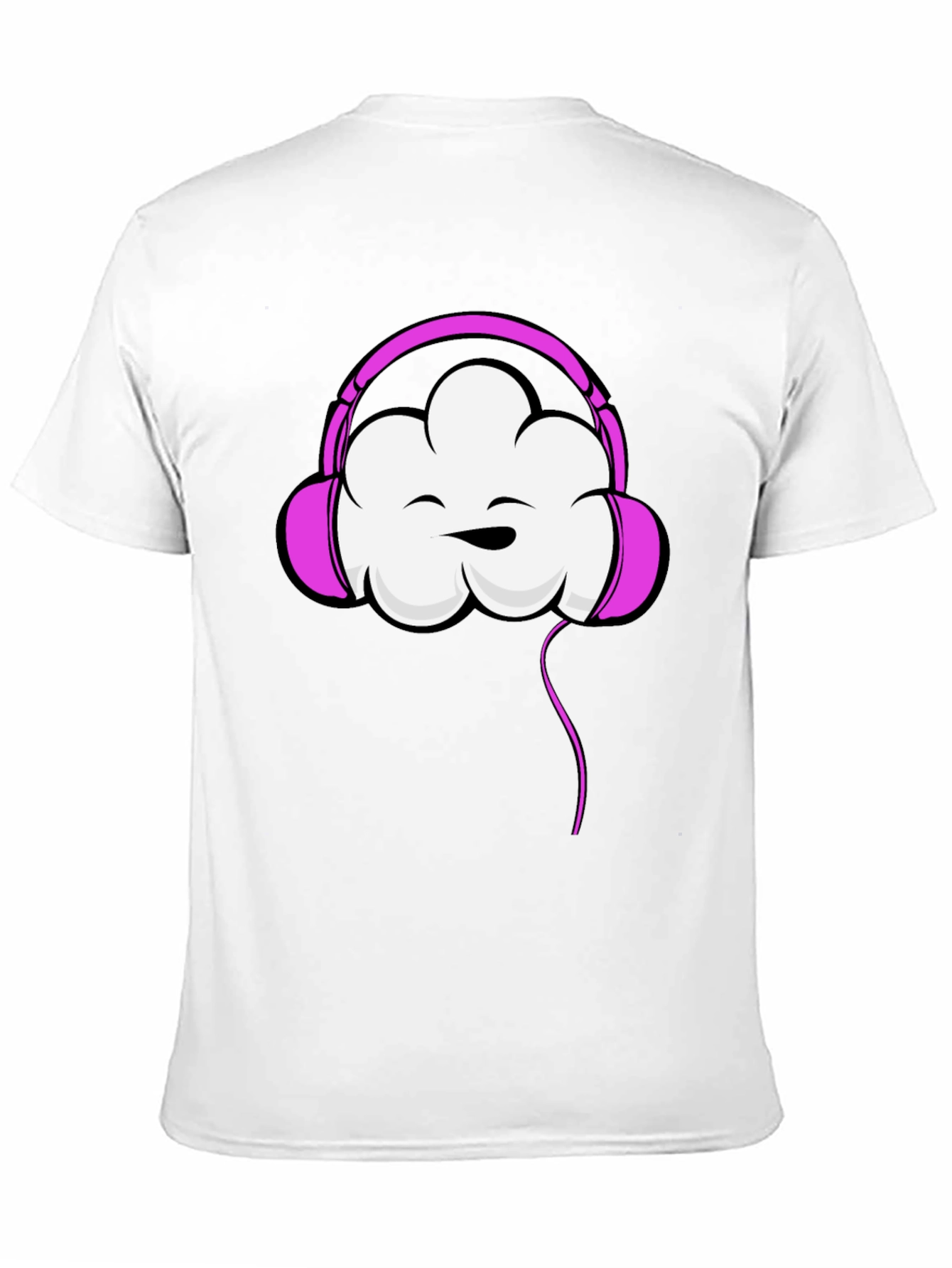 Cloud Headphones Graphic Tee - Trendy Comfort