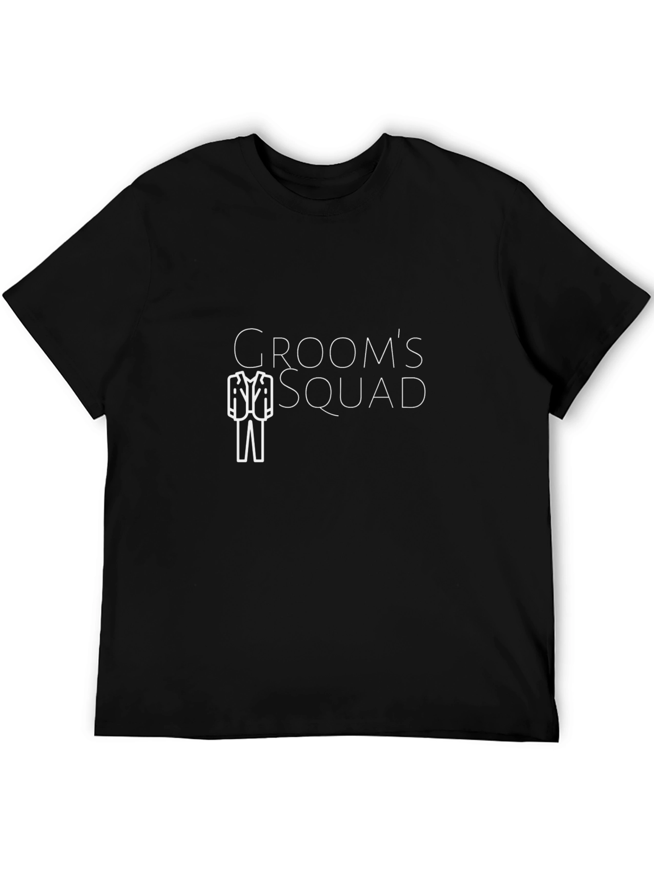 Grooms Squad Crewneck T-Shirt