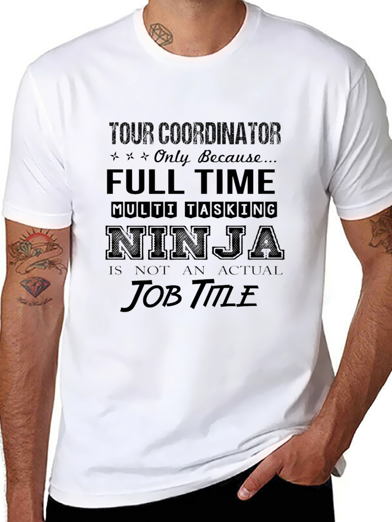 Tour Coordinator Ninja T-Shirt