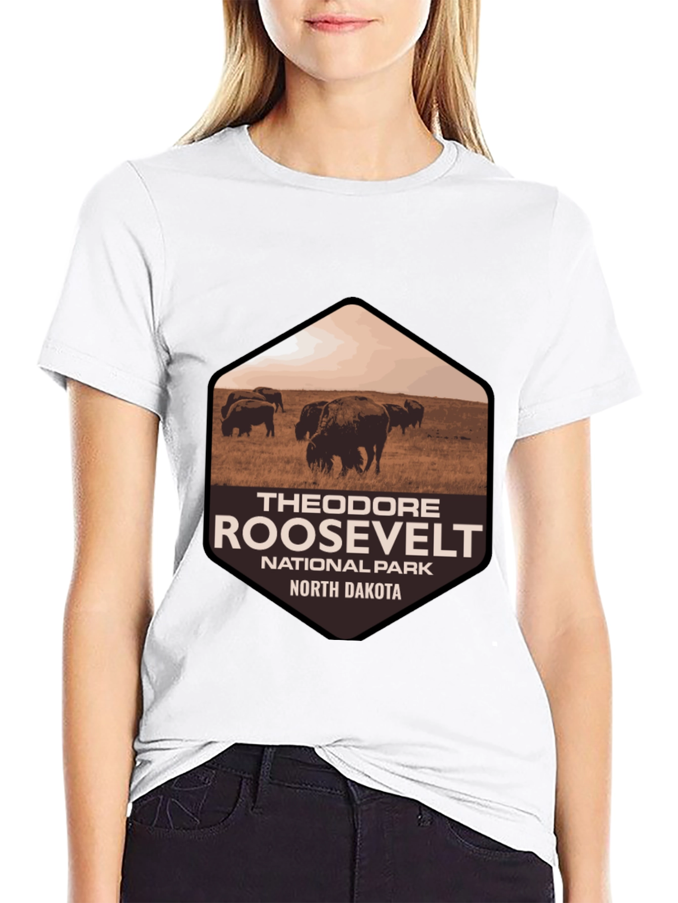 Theodore Roosevelt National Park Bison Graphic Tee