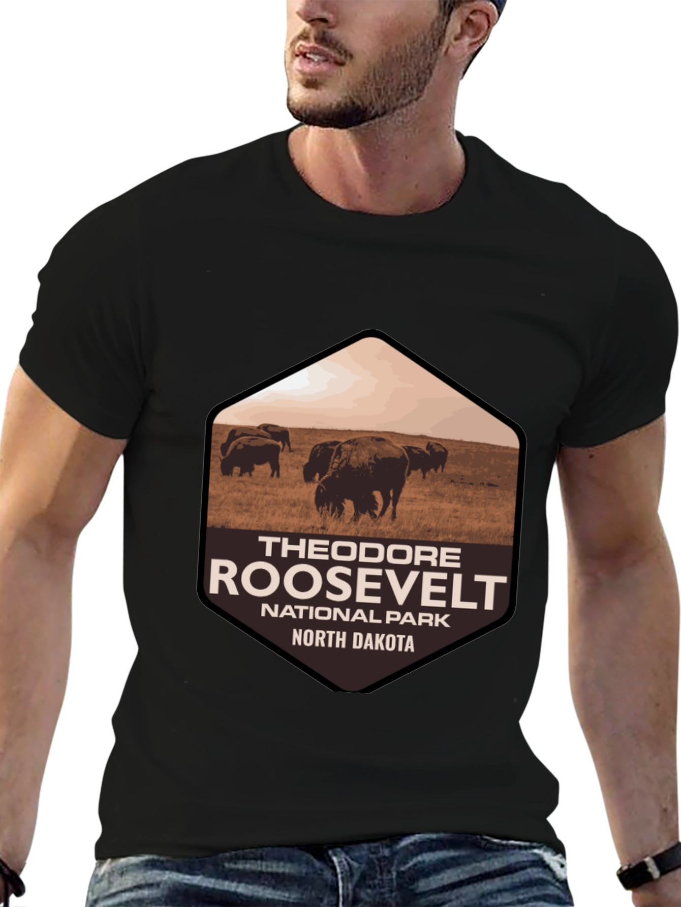 Theodore Roosevelt National Park Bison Graphic Tee