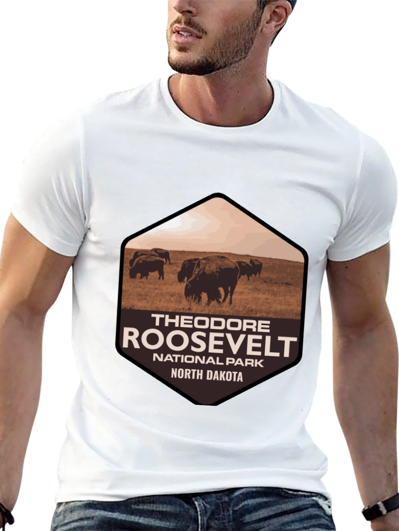 Theodore Roosevelt National Park Bison Graphic Tee