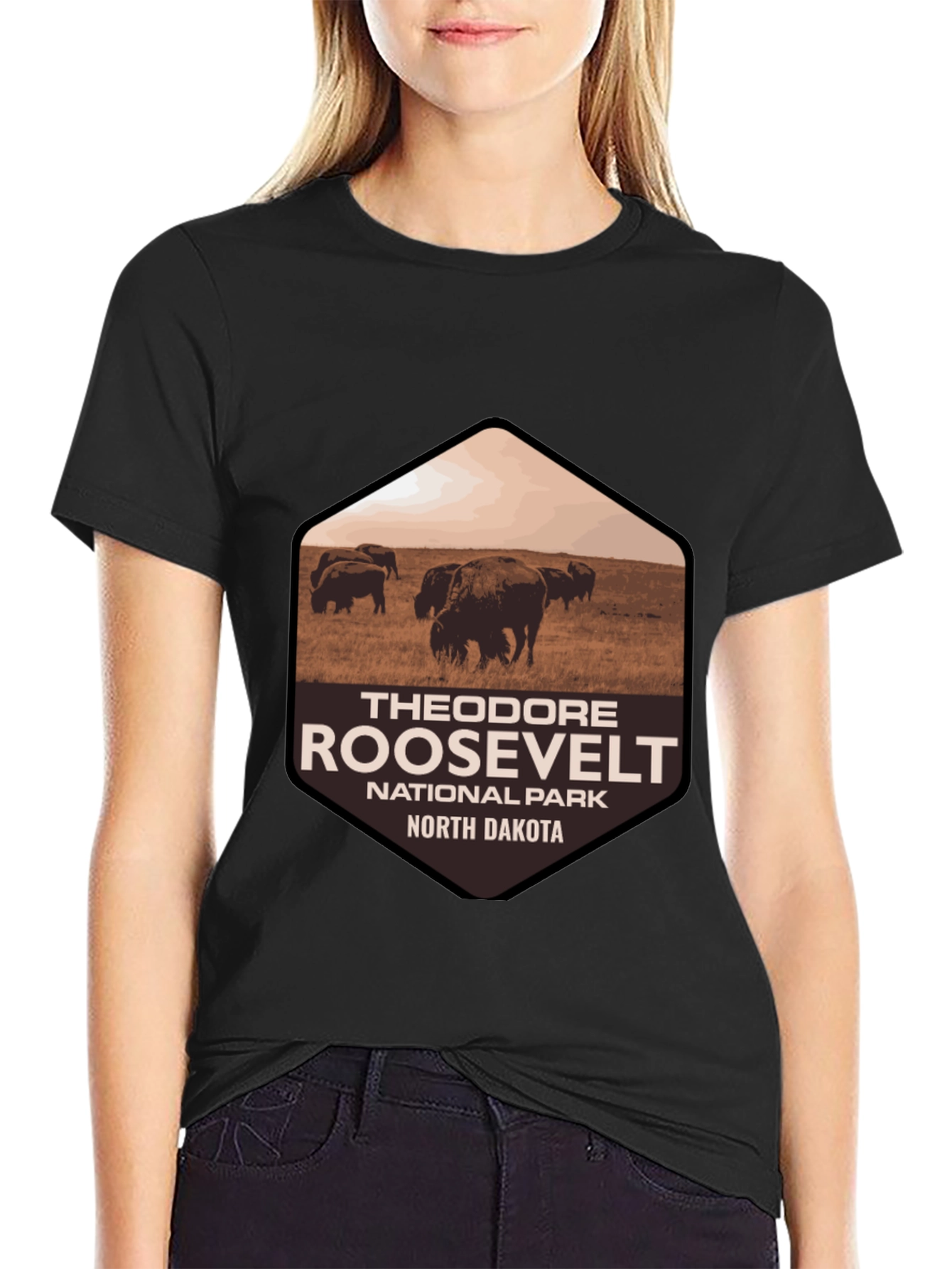 Theodore Roosevelt National Park Bison Graphic Tee