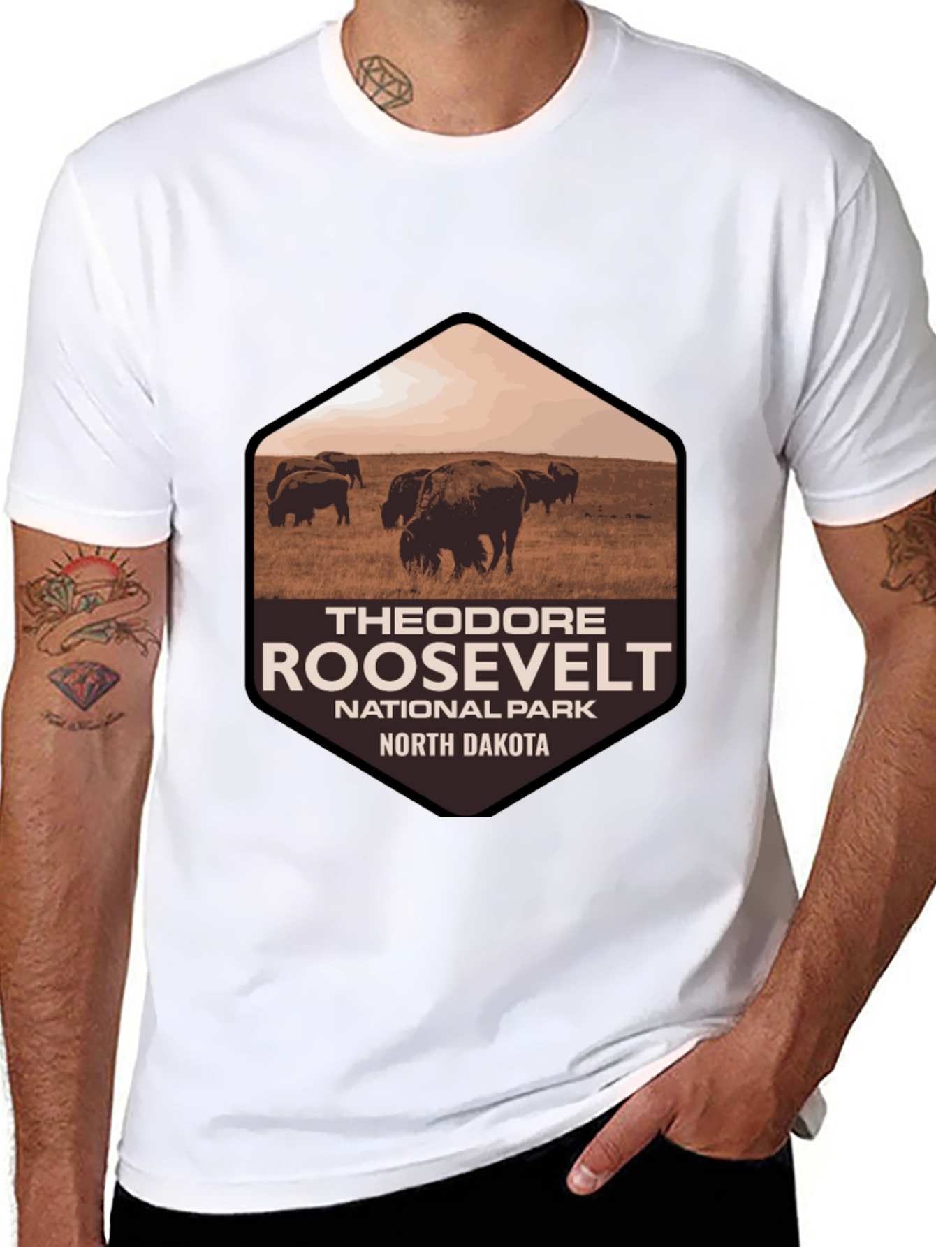Theodore Roosevelt National Park Bison Graphic Tee