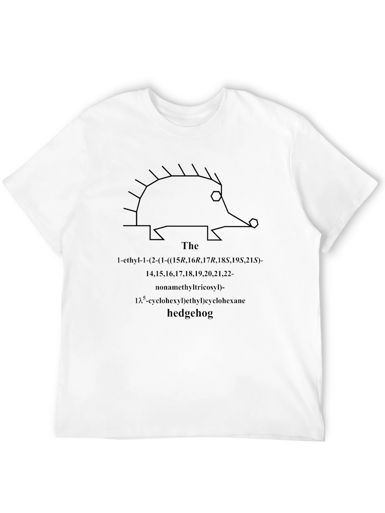 Hedgehog Molecule T-Shirt - Science Humor Tee