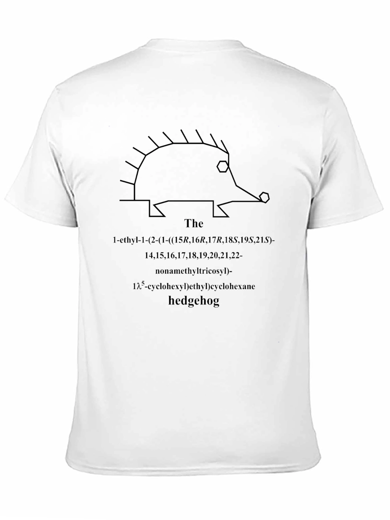 Hedgehog Molecule T-Shirt - Science Humor Tee